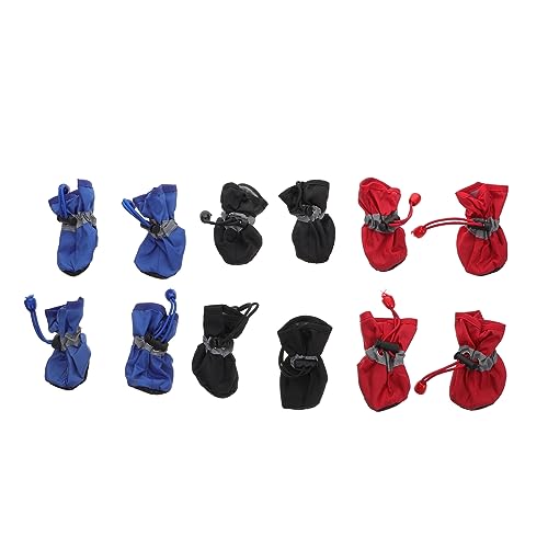 ibasenice Dog Rain Boots Non Slip Outdoor Footwear for Pets Durable for Rainy Days