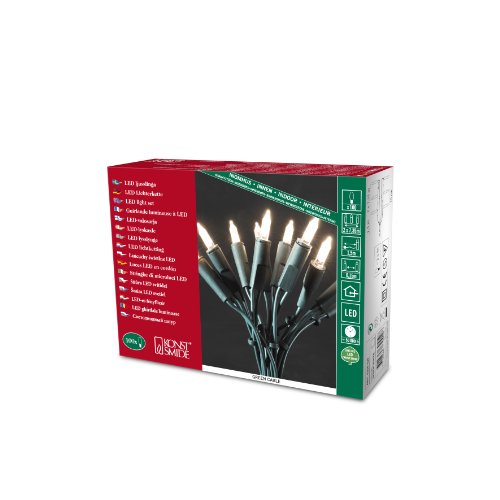 Konstsmide 6304-100 LED Minilichterkette / für Innen (IP20) 230V...