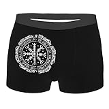 KWQDOZF Black The Helm of Awe Boxer Fantaisie pour Homme