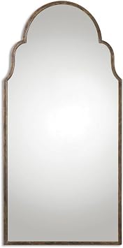 Uttermost 12905 Brayden Tall Arch Mirror, Bronze