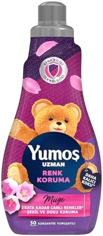 Yumoş Uzman Konsantre Çamaşır Yumuşatıcısı Renk Koruma Kalıcı Koku 1200 ML 50 Yıkama — Amazon ürün görseli