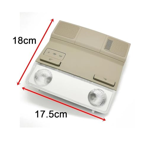 Luz de lectura 1KD947105 beige soluciona la falta de iluminación en Skoda 4