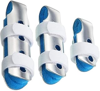 3 Pieces Finger Splint Metal Finger Support Finger Immobilizer for Adults Children Finger
