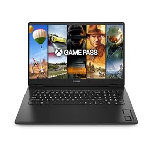 HP Omen Gaming Laptop | 17,3 Zoll FHD-Display – 144 Hz | AMD Ryzen 5 8645HS | 16 GB DDR5 RAM (2×8 GB) | 512 GB SSD | NVIDIA GeForce RTX 4050 (6GB) | QWERTZ | Windows 11 | 3 Monate GamePass | Schwarz