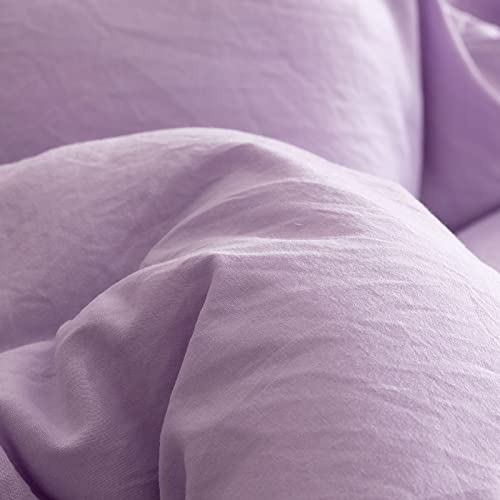 Image of ROSGONIA California King Comforter Set Lavender, 3pcs (1 Boho Purple Cal King Comforter & 2 Pillowcases), All Season Bedding Bedspread Blanket Quilts