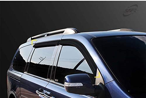Smoke Tinted Window Visors 4pcs for KIA Sedona 2006~2014