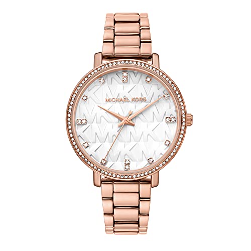 Consejos para Comprar Reloj Michael Kors Top 5. 47 Michael Kors Watch Pyper MK4594 para mujer Rose Gold importado, oro rosado, Tipo de pulsera