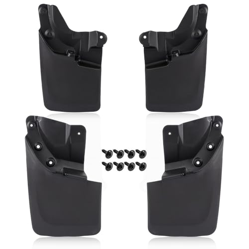 Image of PIT66 Front Rear Splash Mud Flaps Compatible with Toyota Tacoma 2016-2023 (Not Fit SR Models) 4Pcs Splash Guards Wheel Mudguards