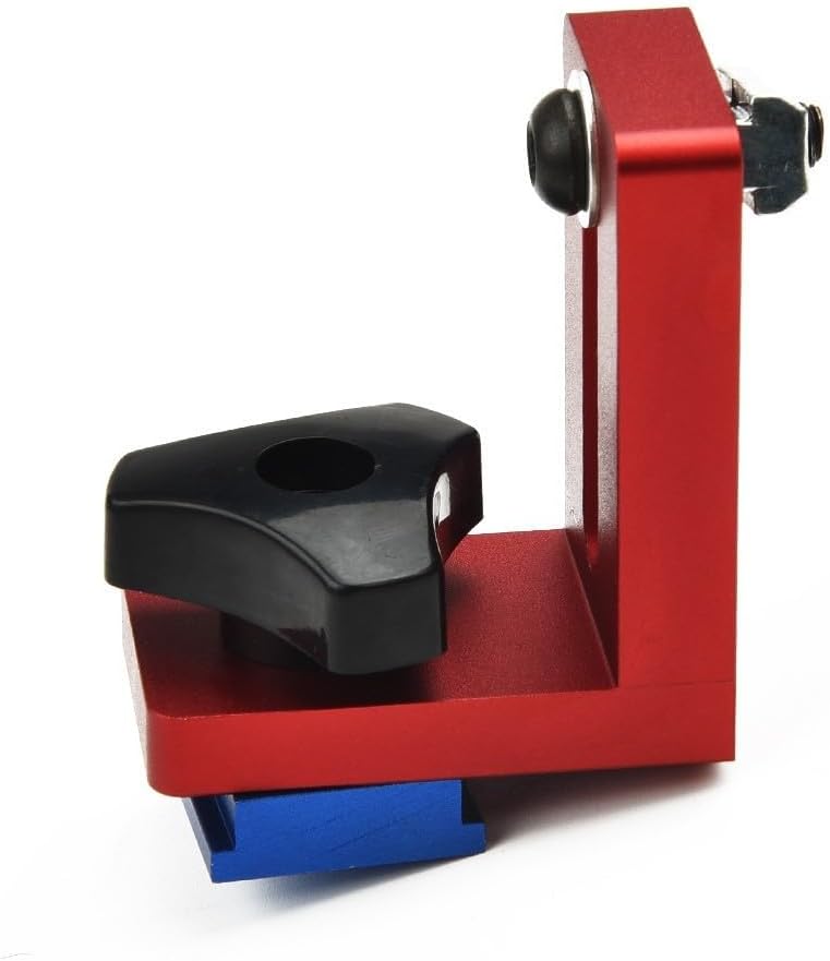 Compatible with Aluminum Alloy Miter Track Stop Sliding Bracket for 30/45 T-Track Woodworking Tools, Red T-Slot Connector Accessory for Workshop Equipment(2# 30)
