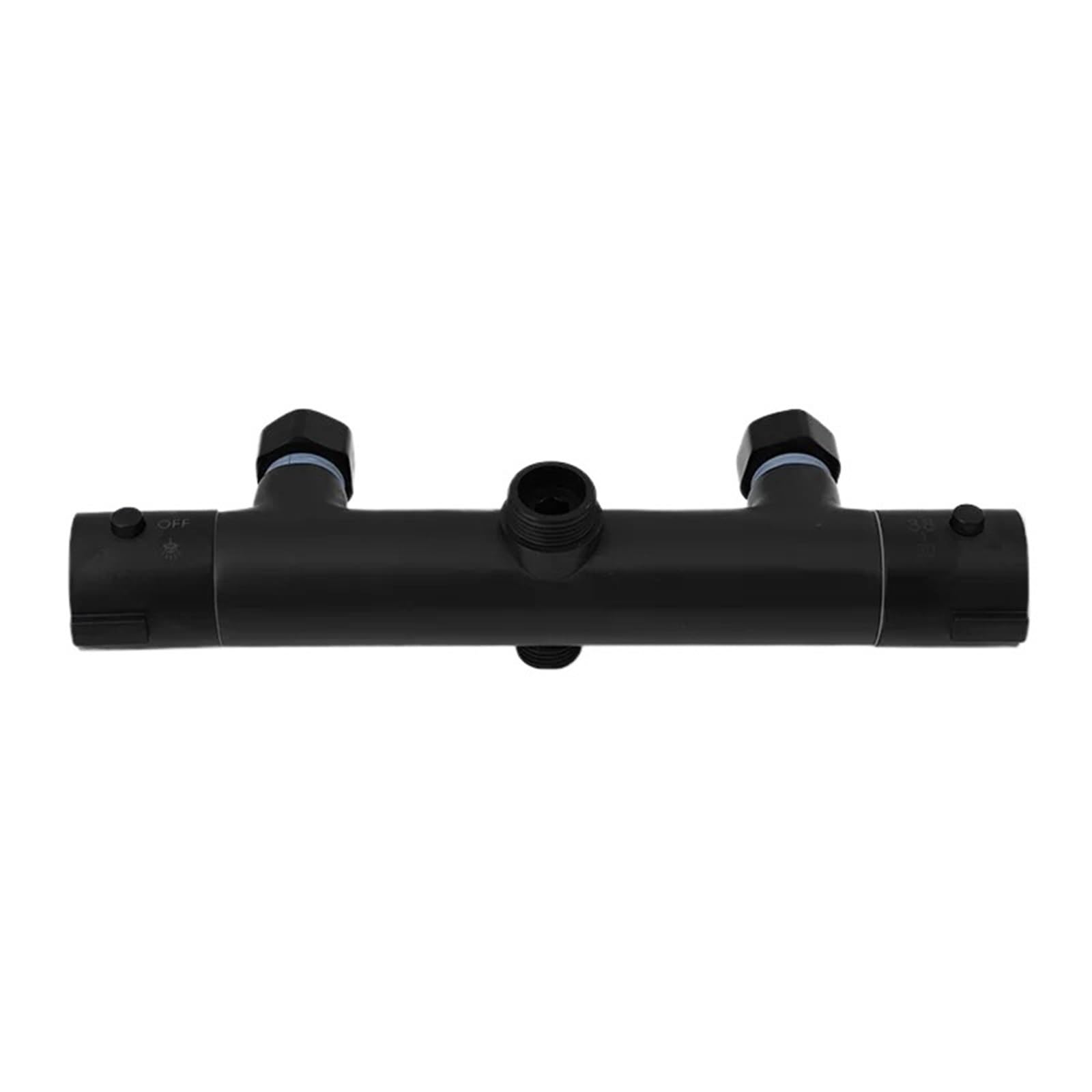 Xpjyua Black Thermostatic Shower Mixer Bathroom Thermostatic Mixer Valve Shower Faucet Bathtub Valvola Termostatica(Black)
