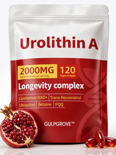 Image of Urolithin A Premium 6-in-1 Mitochondrial Support Supplement , 120 Softgels