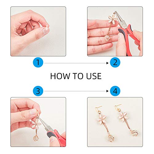 Unicraftale Hypoallergenic Stud Earring With Loop 40 Pieces Rectangle Earring With Ear Nut 0.8Mm Pin Stainless Steel Earring Posts For Diy Earrings Jewelry Making #TOP4