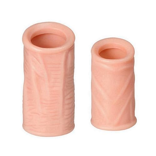 BCN1- Dos Juegos De Fundas Para El Pene Productos Para El Pene De Color Carne De La Bomba Bombas De Vacio Pene - CVRTT43815