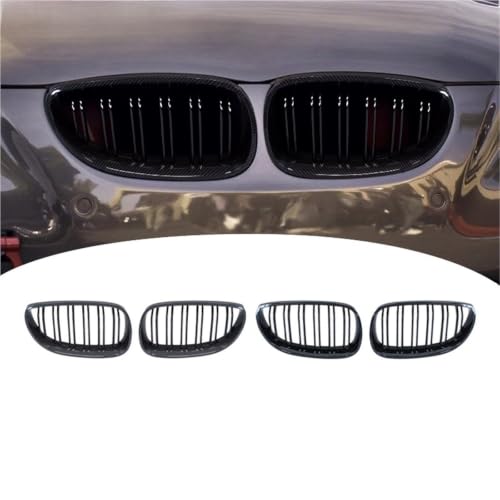 Rejillas Double Line C para parrilla de coche compatible con parachoques E60 2
