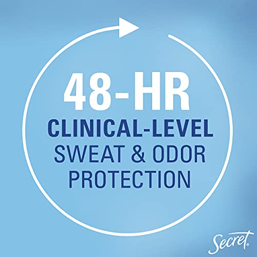 Secret Derma+ Invisible Gel Antiperspirant & Deodorant, Nourishing With Vitamin B5 + Coconut Oil, 48 Hr., 2.5 Ounce #TOP4