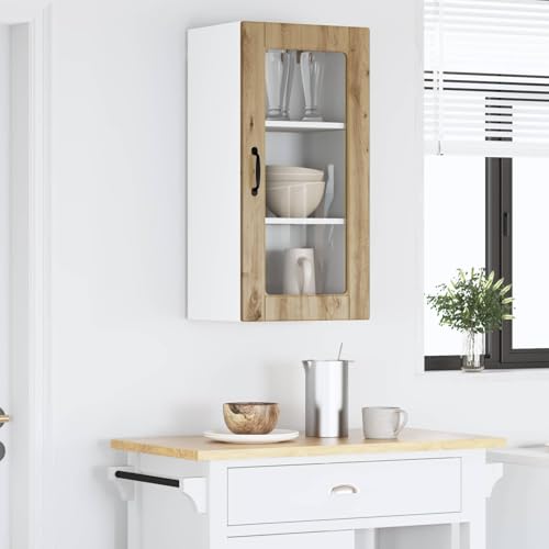 Cuisine encastrée harmonieuse grâce à la façade lave-vaisselle Lucca bois - 5