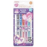 ゼブラ ジェルボールペン サラサクリップ 0.5mm サンリオ マイメロディ&クロミ 50周年記念 5色セット JJ15-MMKU-5C