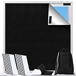 Portable Blackout Blind, 100% Blackout Material, Easy to Stick On No Drill Blinds Blackout Curtains Come with Self Adhesive Fasteners, Window,Easy Fit Home Office Loft Nursery or Travel (100x150cm)