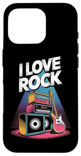 I Love Rock Music M^[AvA[g X}zP[X iPhone 16 Pro p