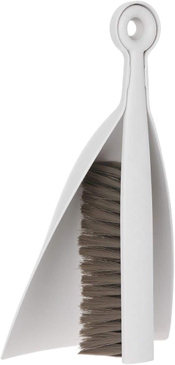 Juego Plumero Cepillo de Limpieza Suave Juego de Cepillo y recogedor de Agarre cómodo de Mano Hotel Familia Ropa Polvo Cabello Sofá Cama Sábanas Colcha Limpieza de alfombras Mango Plumeros Cepillos