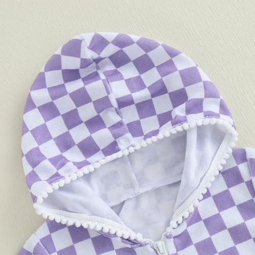 Yccutest Toddler Hooded Terry Swim Cover Up Kids Swimsuit Coverup for Girls Beach Bathing Suit Wraps Swimwear Summer Outfits3