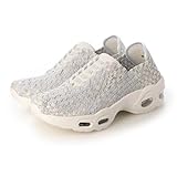 ゴムゴム Gomu56 極上 ダブルエアー 伸び伸び スリッポン スニーカー GOMGOM レディース カジュアルシューズ 5601 99-5601 靴 正規品 (アイボリーミックス, 日本の靴のサイズ寸法, 大人, アルファベット, LL)