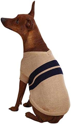 \u0026 Zoey Acrylic Ivy League Dog Sweater 