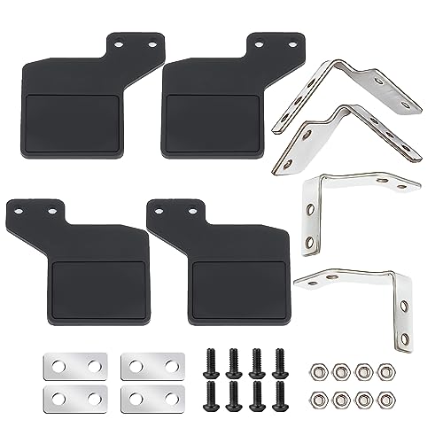 QUPA AM STORE 1 juego de guardabarros delanteros y traseros para 1/18 TRX4M TRX4-M Defender RC Crawler Car