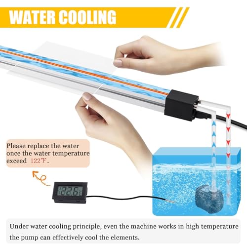 Máquina dobladora de calor acrílica, calentador manual de tiras con control de temperatura para fabricación de carteles y fabricación de plástico