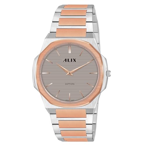 Image of ALIX AL2913 Men's Waterproof Multifunctional Stainless Steel Strap Quartz Analog Watch