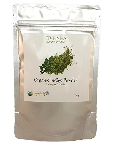 Premium Quality Pure CERTIFIED ORGANIC Indigo Leaf Powder (India) (100g)