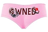 Knaughty Knickers BDSM Owned Submissive Collar Bondage Slave Ball Gag Pink Boyshort Panties
