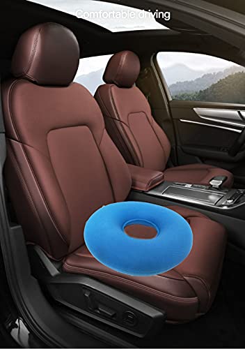 U/B 2 Pack Original Donut Cushion- Diameter 38Cm/15 Inches,Inflatable Ring Cushion A Pump,Round Wheelchairs Seat Cushion,Pillow Seat For Coccyx thumb #5