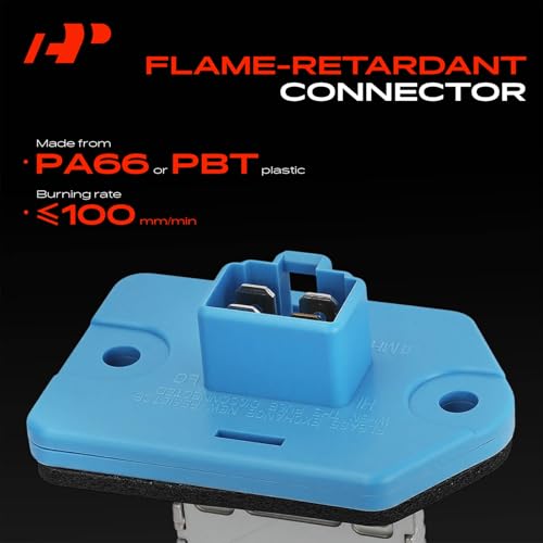 Image of A-Premium Front HVAC Blower Motor Resistor Compatible with Hyundai & Kia | for Sonata, Accent, Optima, XG350, Tiburon, XG300, Magentis