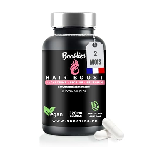 Biotine 10 000 µg avec L-cystéine, vitamine B6 et zinc, 120 gélules