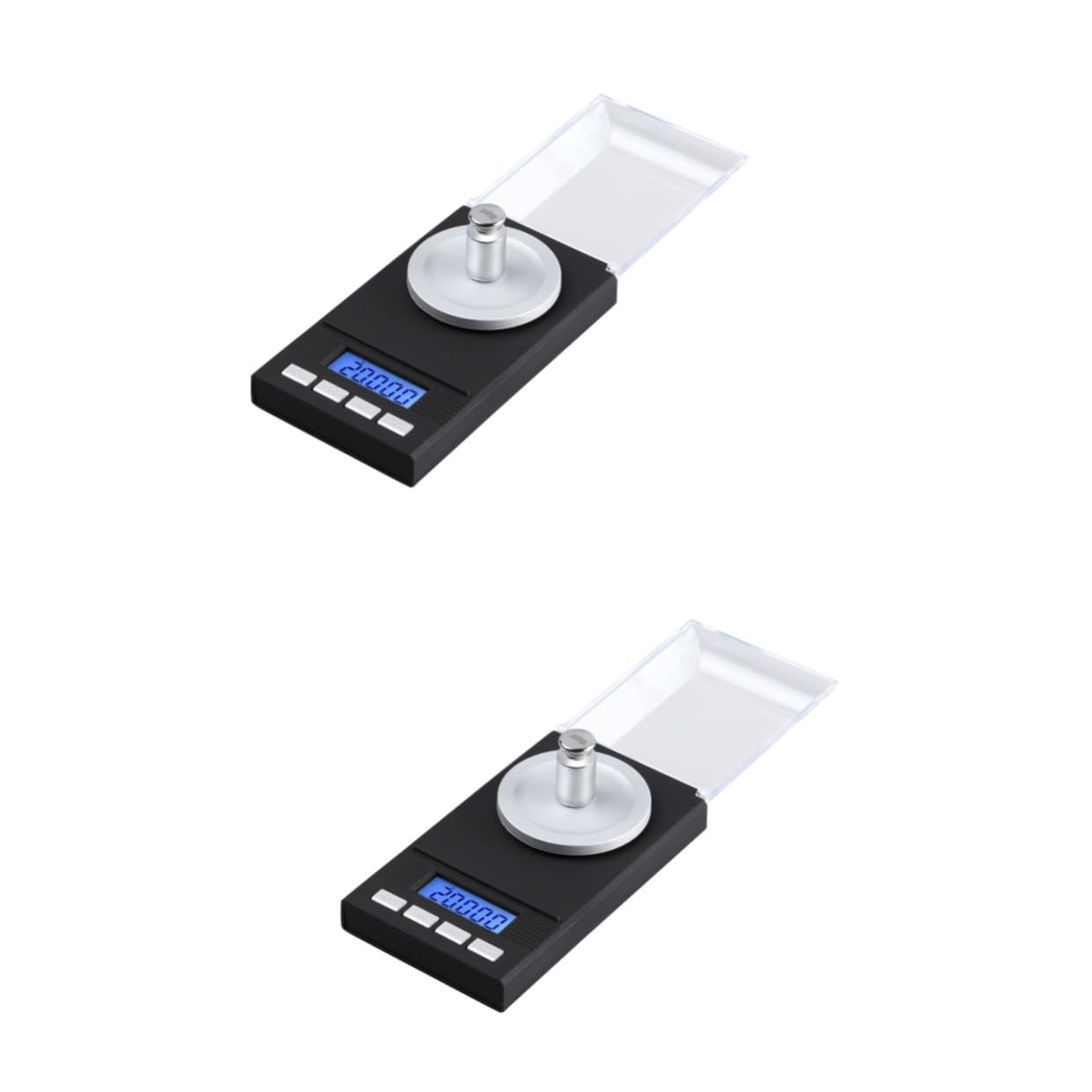 ABOOFAN 2St kra kt Taschenwaage batteriebetrieben backlight unze unch digitale schmuckwaage gramm digitale Schmuckwaage 0,001g Tasche für Schmuckwaagen Anzahl Schmuck Waage Präzisionswaage