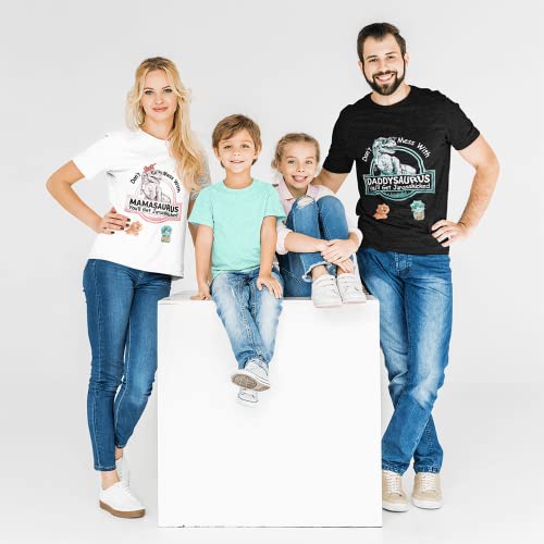 Gossby Personalized Don't Mess with Mamasaurus You'll Get Jurasskicked T-Shirt for Mom, Wife, Daughter4