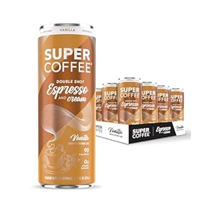 KITU SUPER COFFEE Espresso, Iced Keto Coffee (0g Added Sugar, 90 Calories) [Vanilla] 11 Fl Oz, 12 Pack | Iced Coffee, Protein Coffee, Coffee Drinks, Smart Coffee – SoyFree GlutenFree