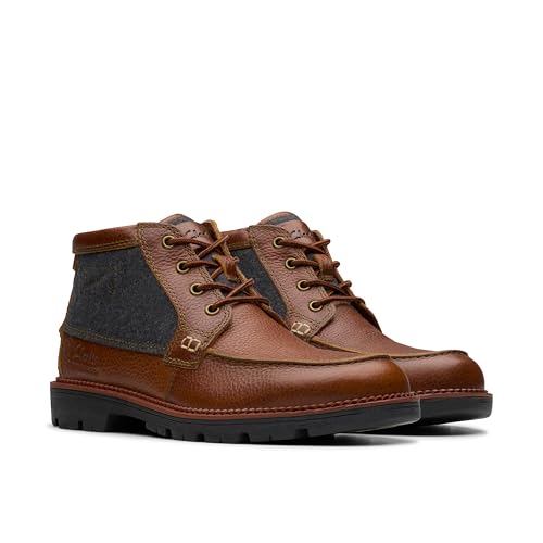 Clarks Clarks Collection Men's Maplewalk Moc Ankle Boot, Tan Tumbled Leather, 10.5 Medium US