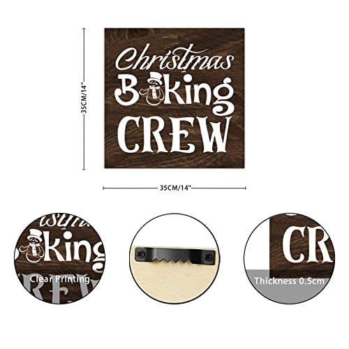 Plaque murale de Noël en bois noble pour décoration durable