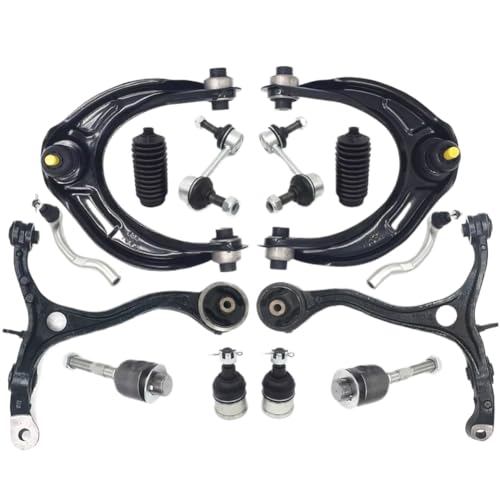 Kit de suspensión de bota de barra estabilizadora de brazo de control superior inferior delantero de 14 piezas 51520TA0A03 compatible con ACCORD 2008 2009-2012