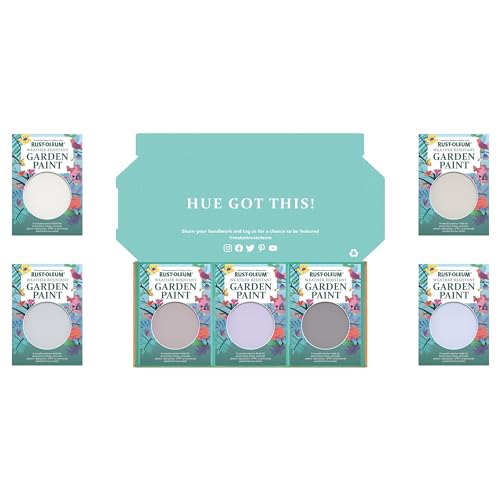 Rust-Oleum Garden Paint in Matt Finish – Pastel Purples Tester Box