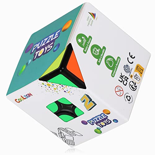 Mamowla Cubo de Velocidad 2x2 Cubo Magico Speed Cube Rompecabezas 3D Magic Cube 2x2x2 para Niños y Adultos Juguetes Regalos para Principiantes Cover