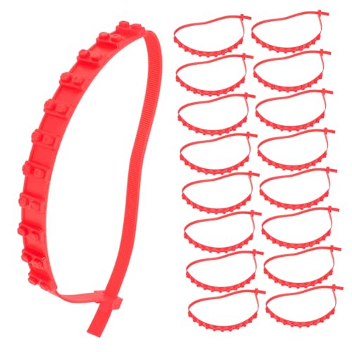 Healifty 20pcs Winter Car Chains Snow Traction for Tires Skid Snow Chains Car Tires Traction Skid