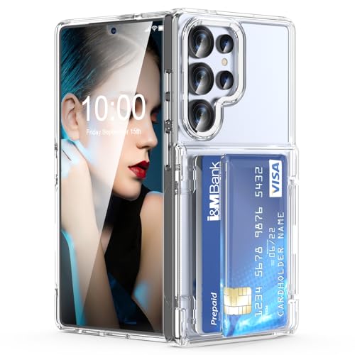 Coque transparente Galaxy S25 Ultra anti-rayures qui protège vos cartes