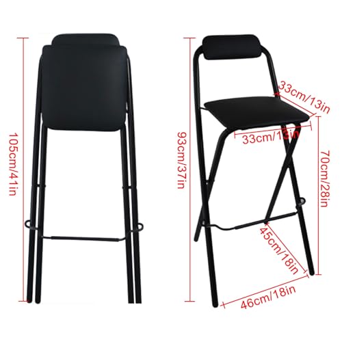 Chaise de bar pliante pour optimiser l'espace de votre cuisine avec style - 4
