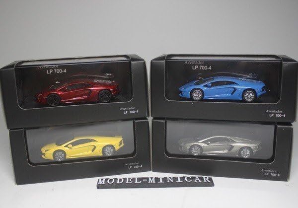 ▲超希少！4点！京商 1/64 ランボルギーニ LP700-4 AVENTADOR アヴェンタドール Kyosho