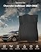 3W Floor Mats for Chevrolet Trailblazer 2021-2025 2026 (AWD Only) ，TPE All Weather Floor Liners Custom Fit Chevy Trailblazer Accessories 1st and 2nd Row Durable Black