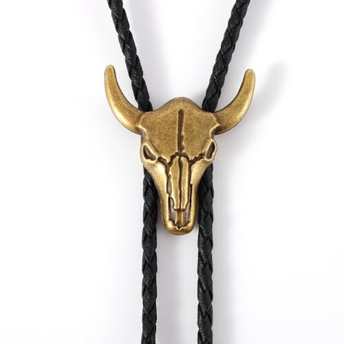 Image of Bolo Tie for Women Men, Western Bolo Tie Rodeo Cowgirl Cowboy Tie Bolo Ties Cowboy Accessories for Men Women