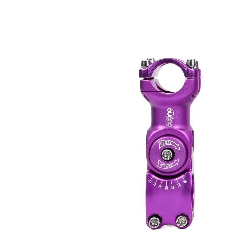 Potencia Mtb Potencia de MTB ajustable de 0 a 60 grados, potencia de ajuste de 25,4/31,8 mm, elevador de manillar de bicicleta de 90 a 130 mm, piezas de bicicleta de potencia coloridas Potencia Bicicl